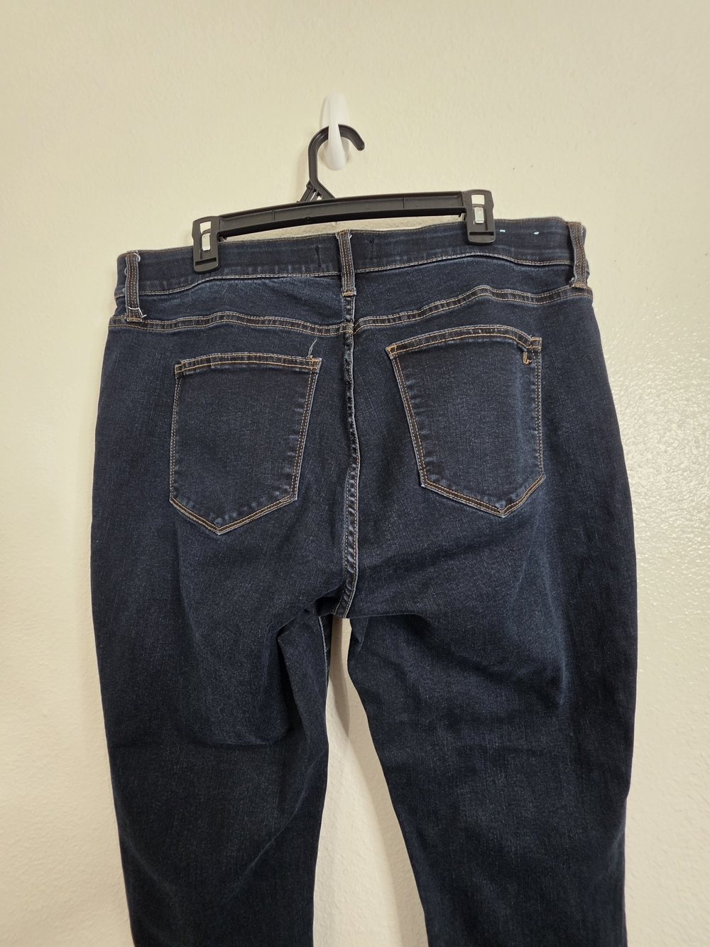 LuLaRoe Womens Size 38 Dark Wash Stretch Denim Straight Leg Jeans - Picture 11 of 13